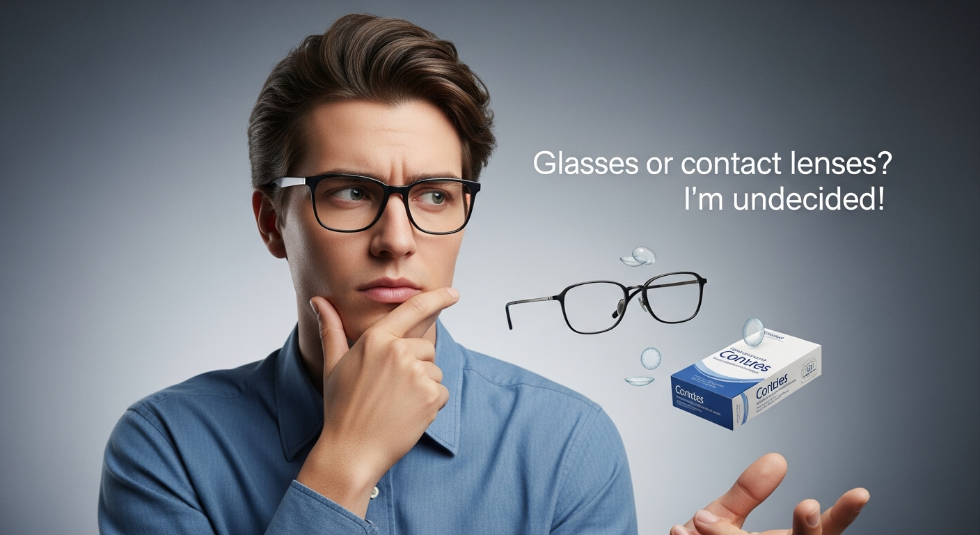 óculos ou lentes de contato